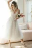 Boho Lace Tea-Length Backless Dress for Reception CW3396CR sold by Cocomelody