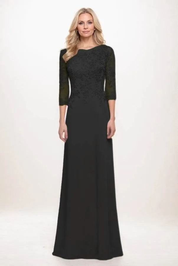 A-Line Maxi Chiffon Mother Of The Bride Dress CM0313 sold by Cocomelody product image thumbnail 3