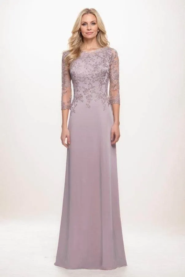 A-Line Maxi Chiffon Mother Of The Bride Dress CM0313 sold by Cocomelody