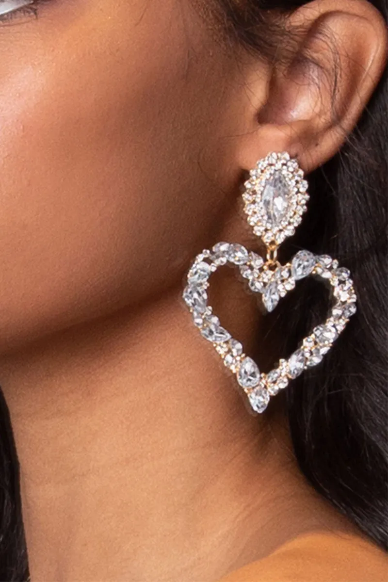 Alloy Earrings with Rhinestone 668172688839 sold by Cocomelody product image thumbnail 2