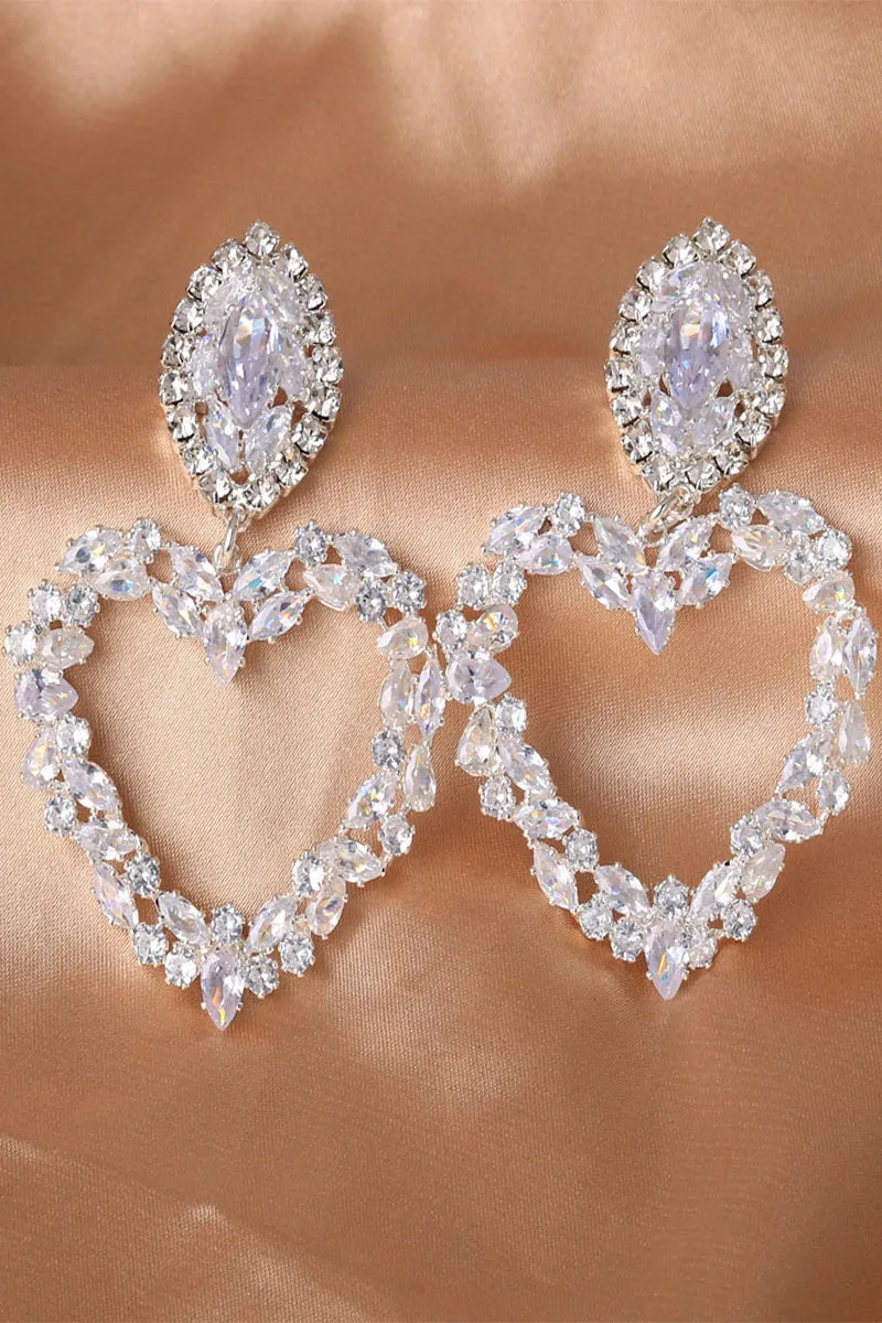 Alloy Earrings with Rhinestone 668172688839 sold by Cocomelody