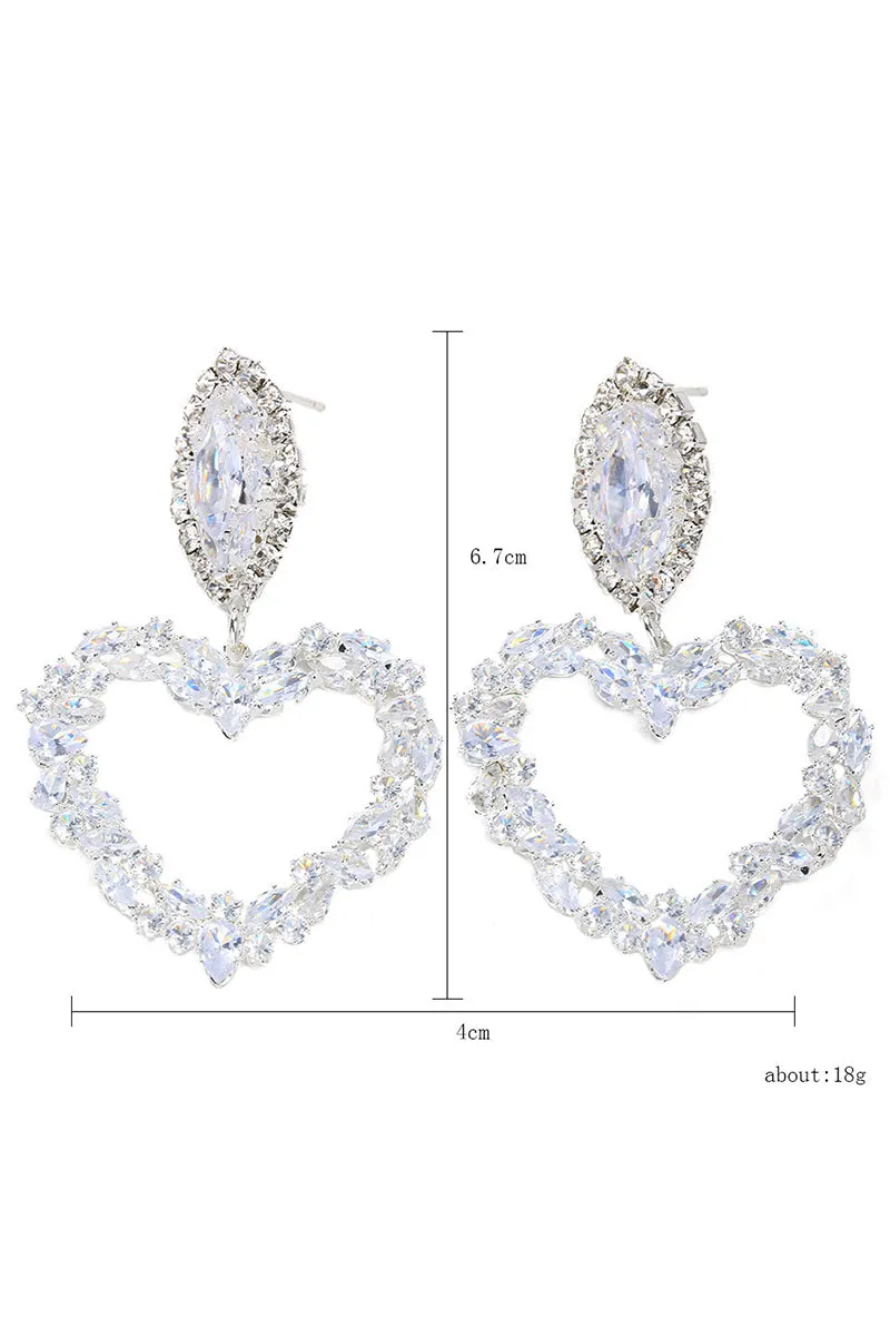 Alloy Earrings with Rhinestone 668172688839 sold by Cocomelody product image thumbnail 5