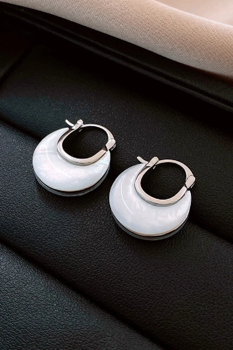 U-shaped bag mother-of-pearl earrings 868785939869 sold by Cocomelody product image thumbnail 3