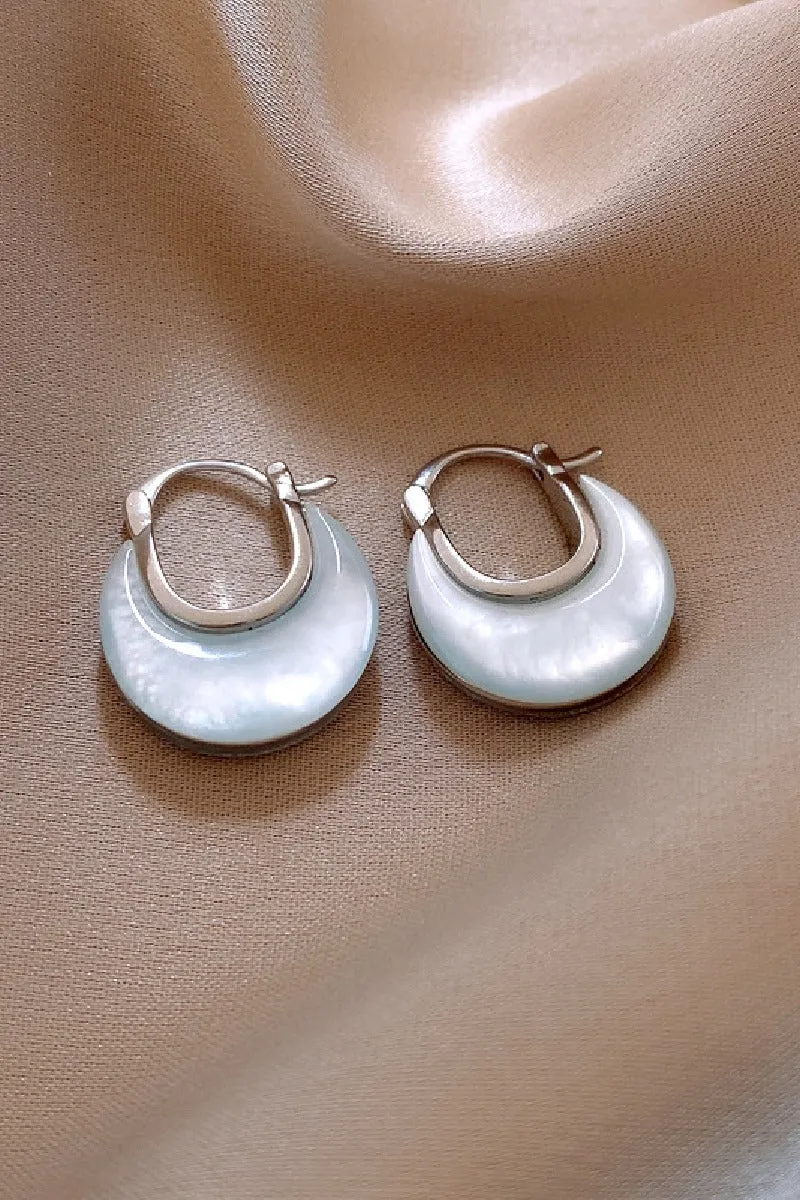 U-shaped bag mother-of-pearl earrings 868785939869 sold by Cocomelody product image thumbnail 5