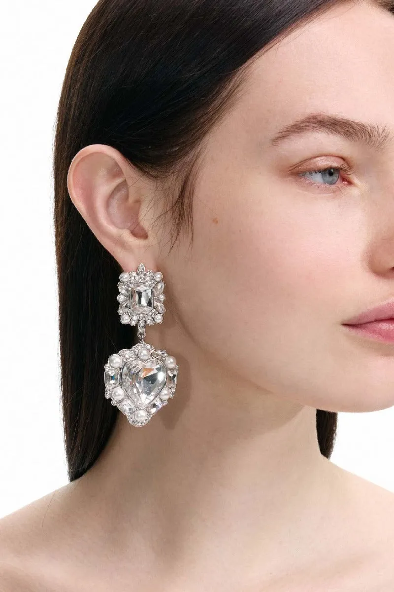 Luxurious Rhinestone Drop Earrings 909483031394 sold by Cocomelody product image thumbnail 2