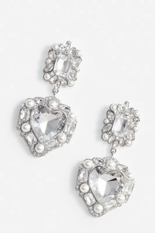 Luxurious Rhinestone Drop Earrings 909483031394 sold by Cocomelody
