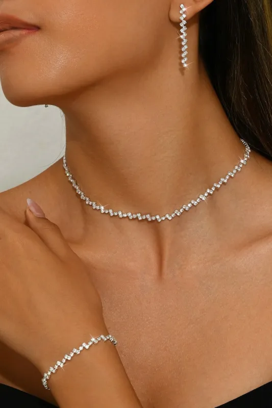 Wedding Earrings/Necklace Jewelry Sets (Set of 3) 844954087931 sold by Cocomelody