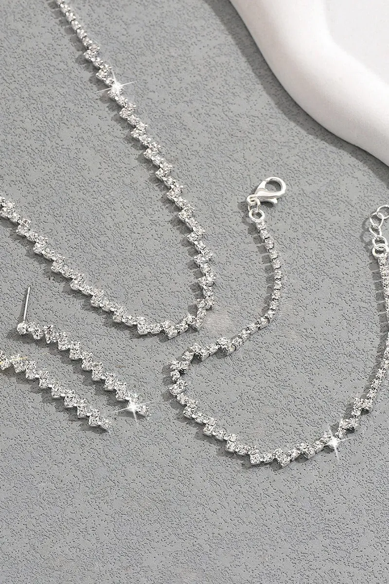 Wedding Earrings/Necklace Jewelry Sets (Set of 3) 844954087931 sold by Cocomelody product image thumbnail 3