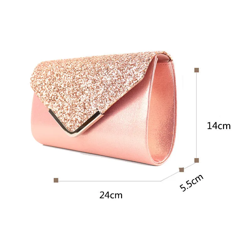Shiny rhinestone small envelope bag 706744649389 sold by Cocomelody product image thumbnail 5
