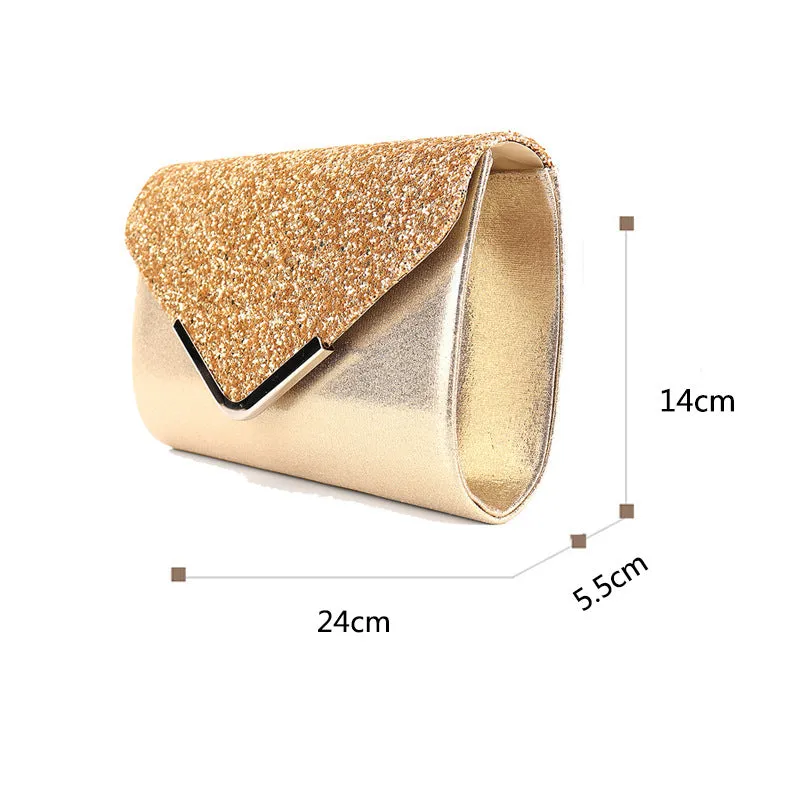 Shiny rhinestone small envelope bag 706744649389 sold by Cocomelody product image thumbnail 4