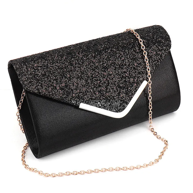 Shiny rhinestone small envelope bag 706744649389 sold by Cocomelody