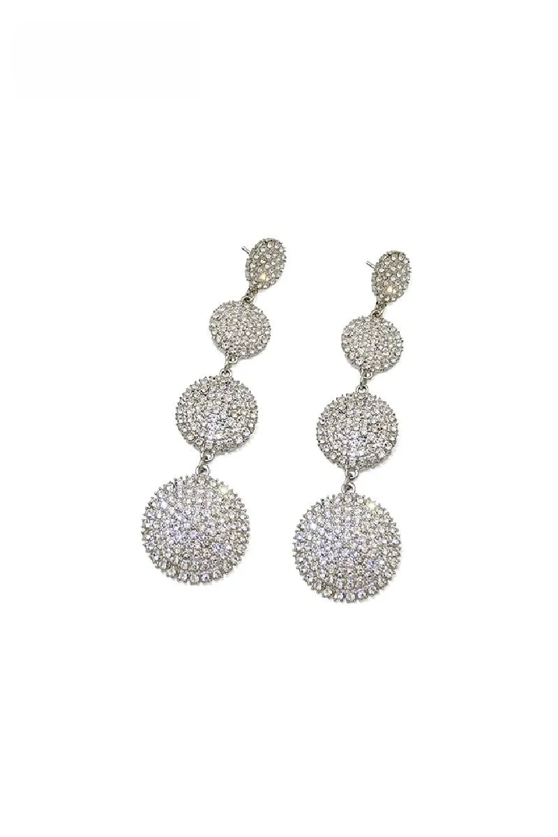 Luxurious Rhinestone Drop Earrings 611246765319 sold by Cocomelody product image thumbnail 4