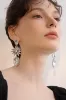 Luxurious Rhinestone Drop Earrings 732125155293 sold by Cocomelody