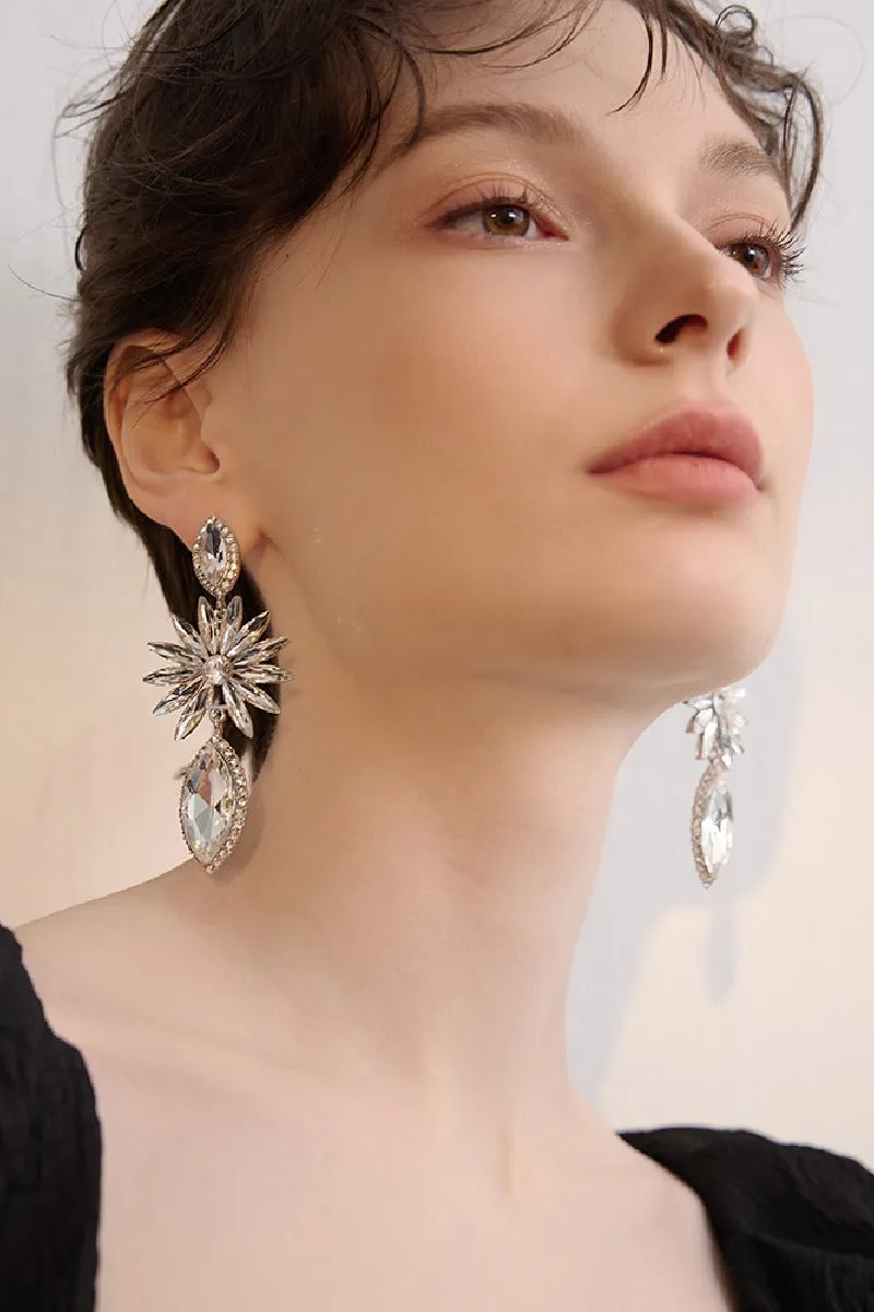 Luxurious Rhinestone Drop Earrings 732125155293 sold by Cocomelody product image thumbnail 2