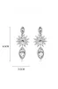 Luxurious Rhinestone Drop Earrings 732125155293 sold by Cocomelody