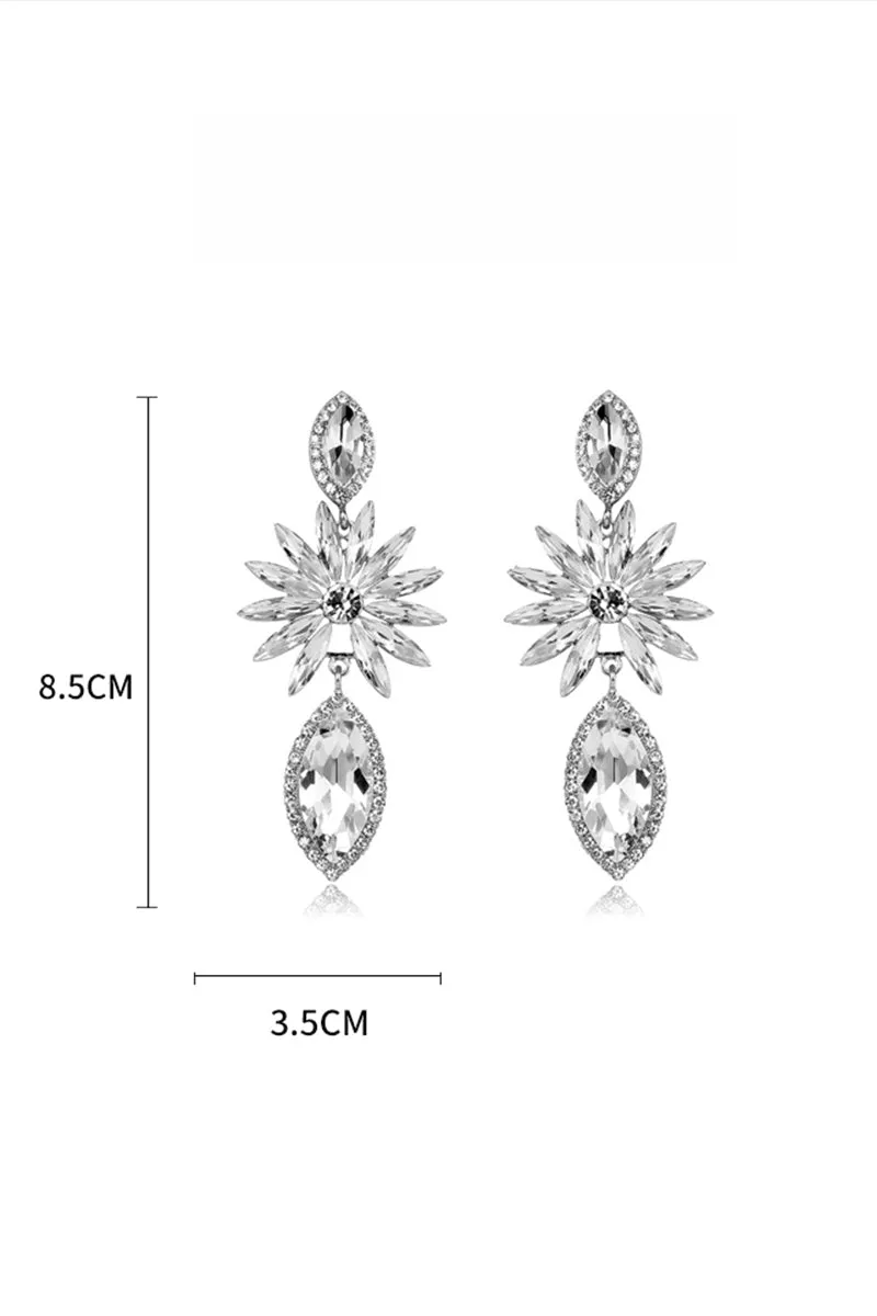 Luxurious Rhinestone Drop Earrings 732125155293 sold by Cocomelody product image thumbnail 3