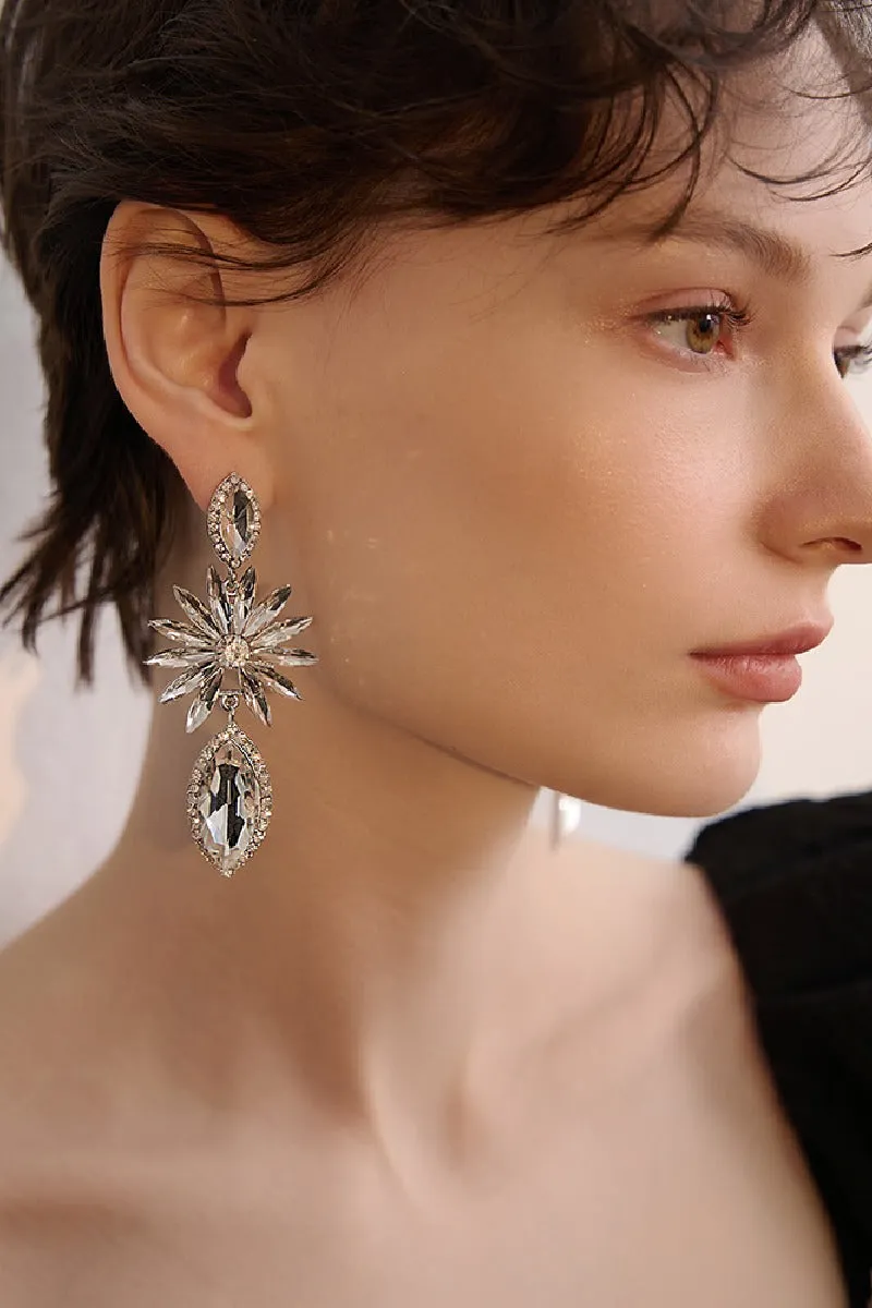 Luxurious Rhinestone Drop Earrings 732125155293 sold by Cocomelody