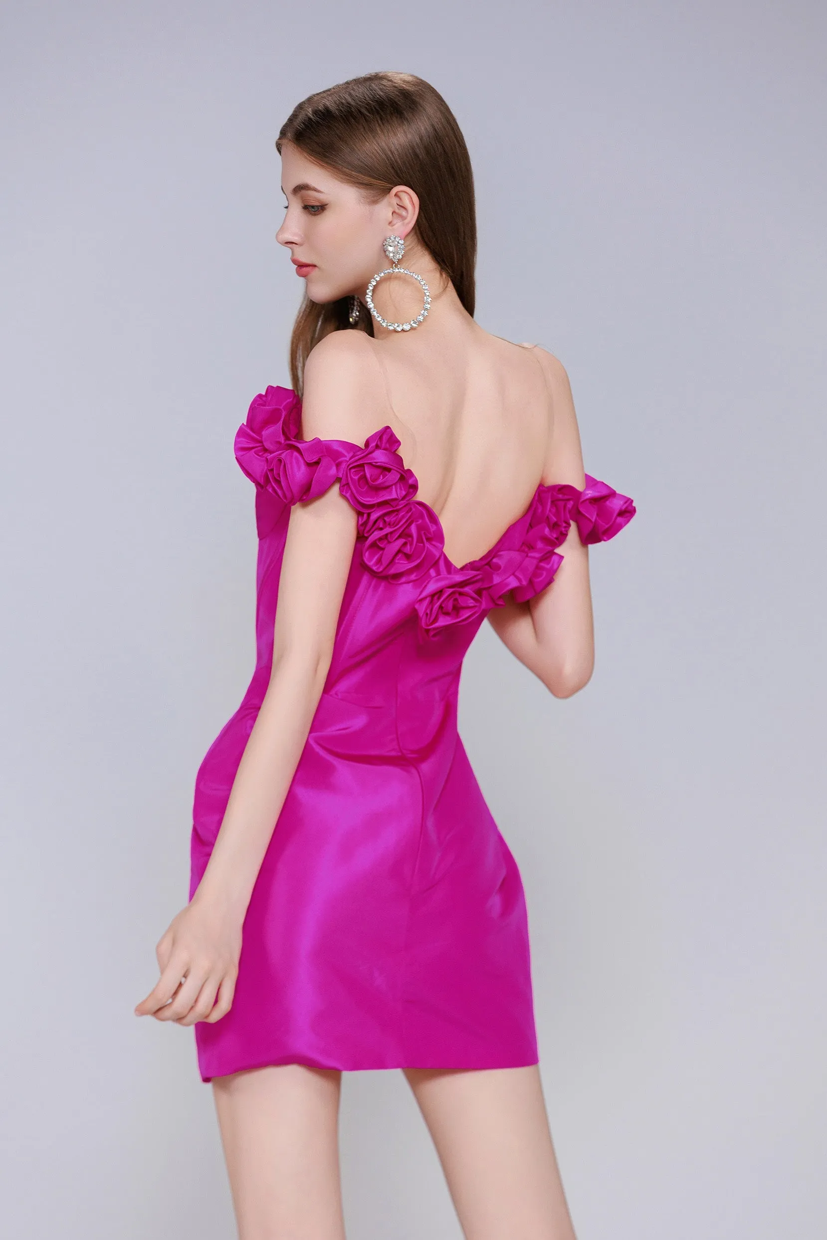 Sheath-Column Short-Mini Taffeta Homecoming Dress CS0953 sold by Cocomelody product image thumbnail 2