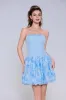 A-Line Mini Elastic Cloth Homecoming Dress CS0971 sold by Cocomelody