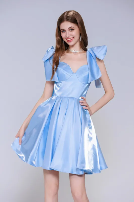 Princess Mini Satin Homecoming Dress CS0944 sold by Cocomelody