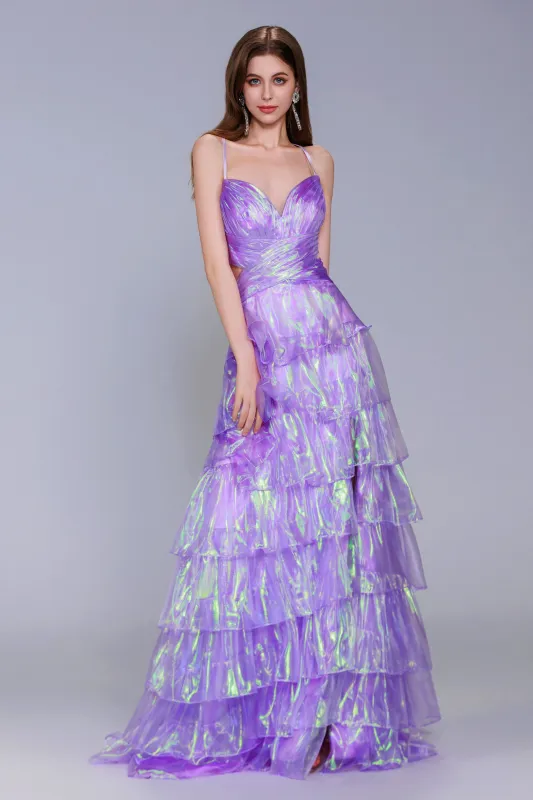 A-Line Maxi Organza Prom Dress CS0956 sold by Cocomelody