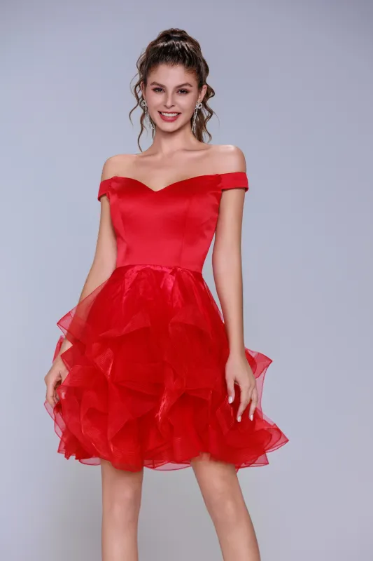 Ball Gown Mini Tulle Homecoming Dress CS1022 sold by Cocomelody