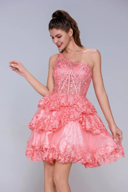 Ball Gown Mini Tulle Homecoming Dress CS1011 sold by Cocomelody