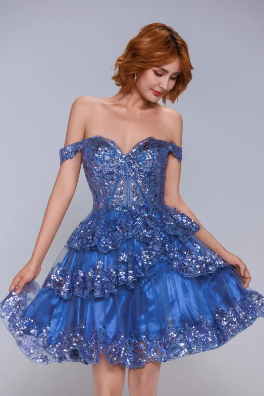 Ball Gown Mini Tulle Homecoming Dress CS1010 sold by Cocomelody