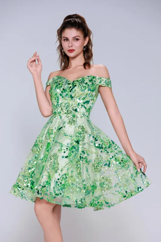A-Line Mini Tulle Homecoming Dress CS1003 sold by Cocomelody