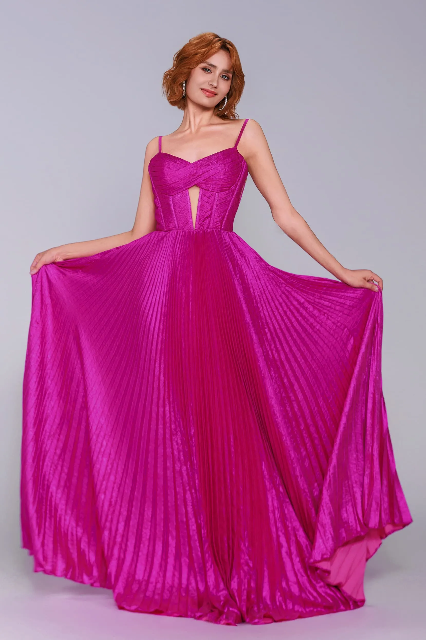 A-Line Maxi Metallic Prom Dress CS0963 sold by Cocomelody