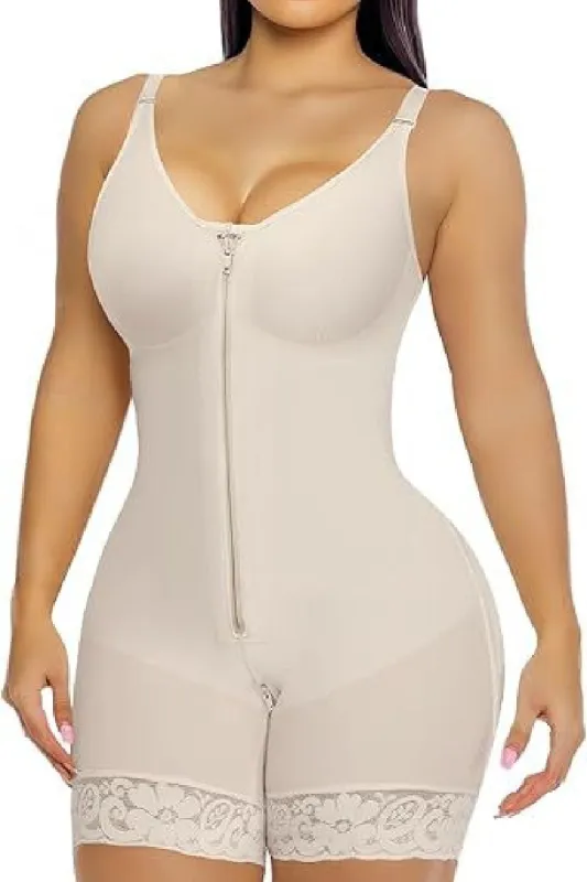 Mid-Thigh Shaping Bodysuit 950809761456 sold by Cocomelody