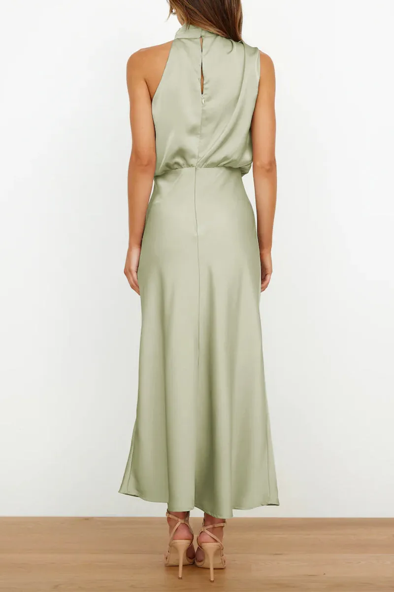 Sheath-Column Midi Forged Chiffon Dress 695677395149 sold by Cocomelody product image thumbnail 2