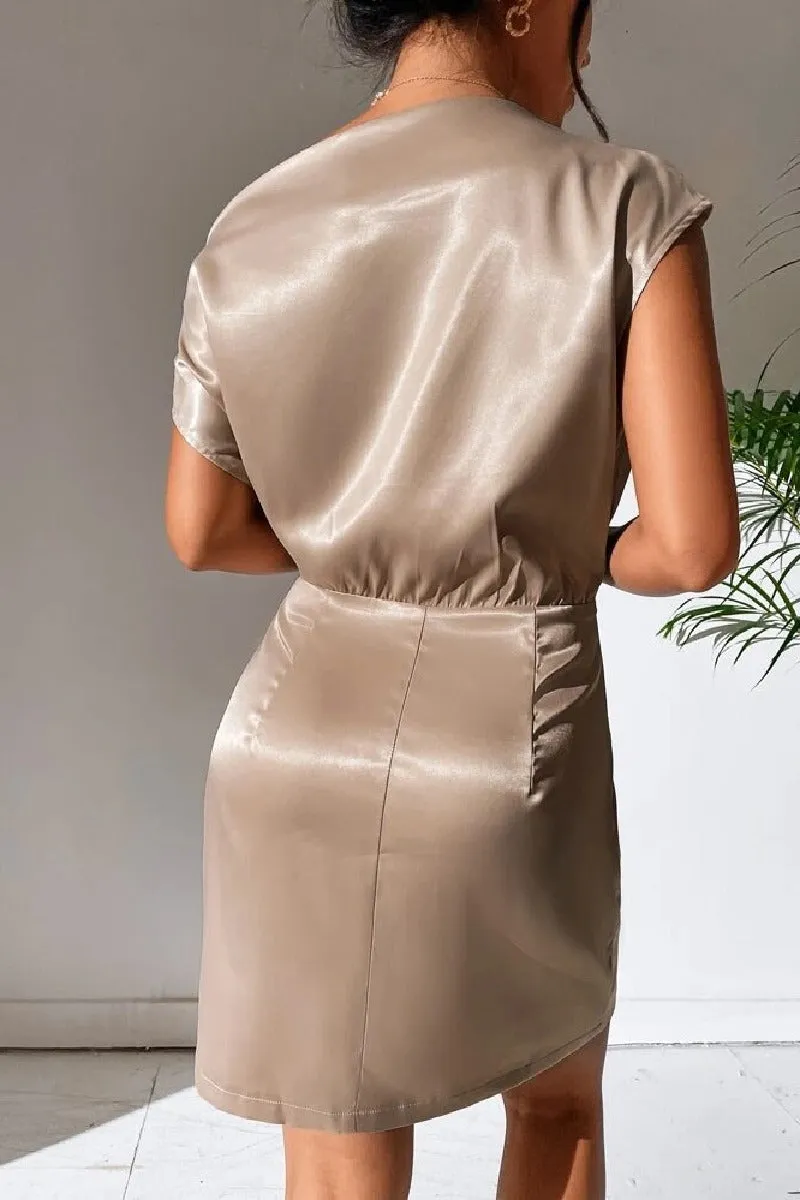 A-Line Mini Forged Chiffon Dress 722854062593 sold by Cocomelody product image thumbnail 2