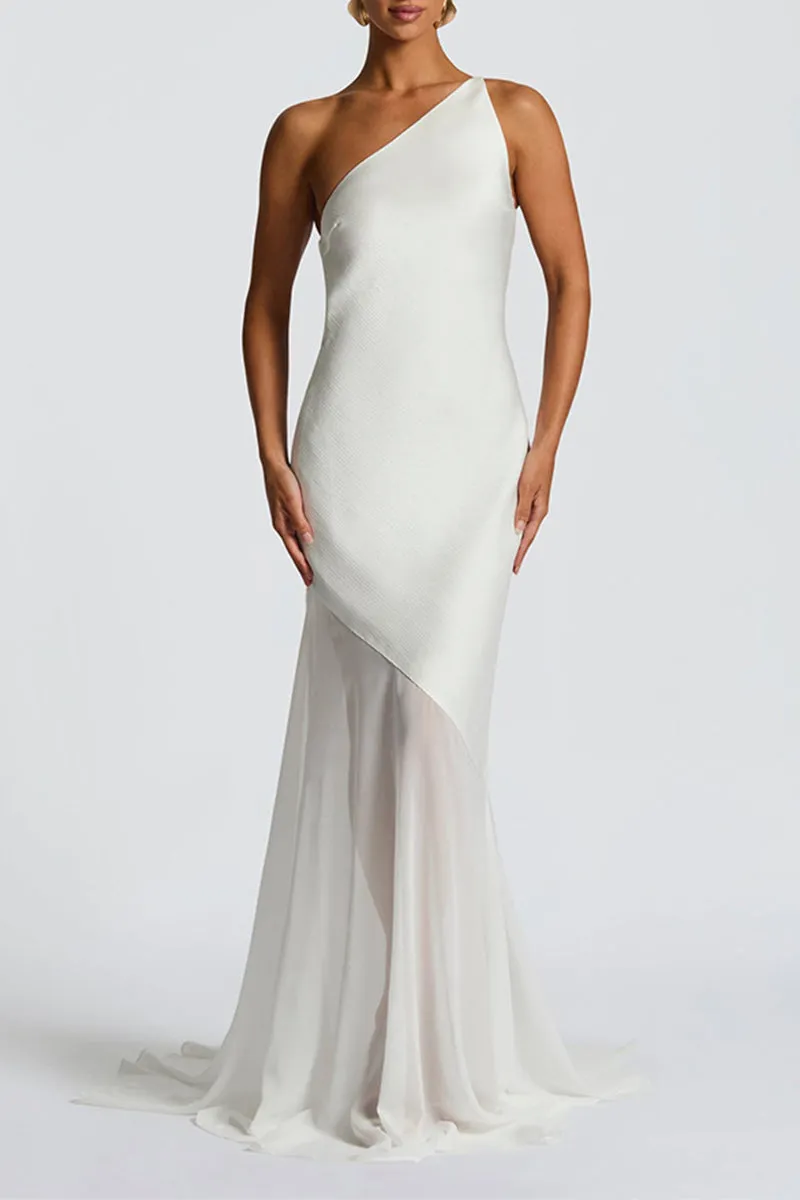 Trumpet-Mermaid Maxi Chiffon Dress 944968019143 sold by Cocomelody product image thumbnail 4