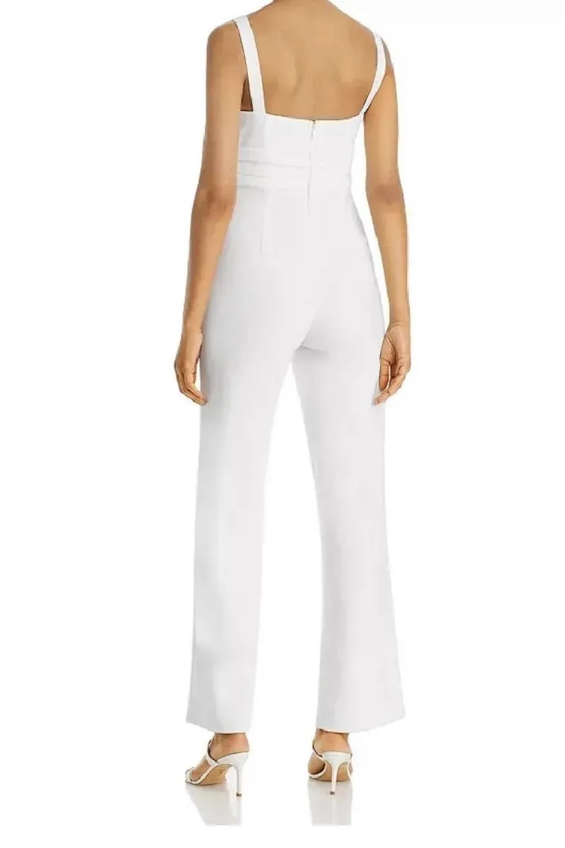 V-Neck Ankle Length Chiffon Wedding Jumpsuit 969348227585 sold by Cocomelody product image thumbnail 2