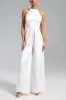 Halter Floor Length Chiffon Wedding Jumpsuit 857509518185 sold by Cocomelody