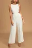 Bateau Ankle Length Chiffon Wedding Jumpsuit 728650397555 sold by Cocomelody