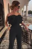 Strapless Floor Length Elastic Cloth Wedding Jumpsuit 671415072635 sold by Cocomelody