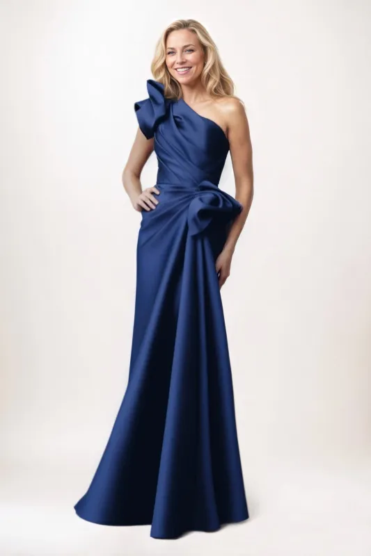 Sheath-Column Maxi Satin Mother of the Bride Dresses CM0383 sold by Cocomelody