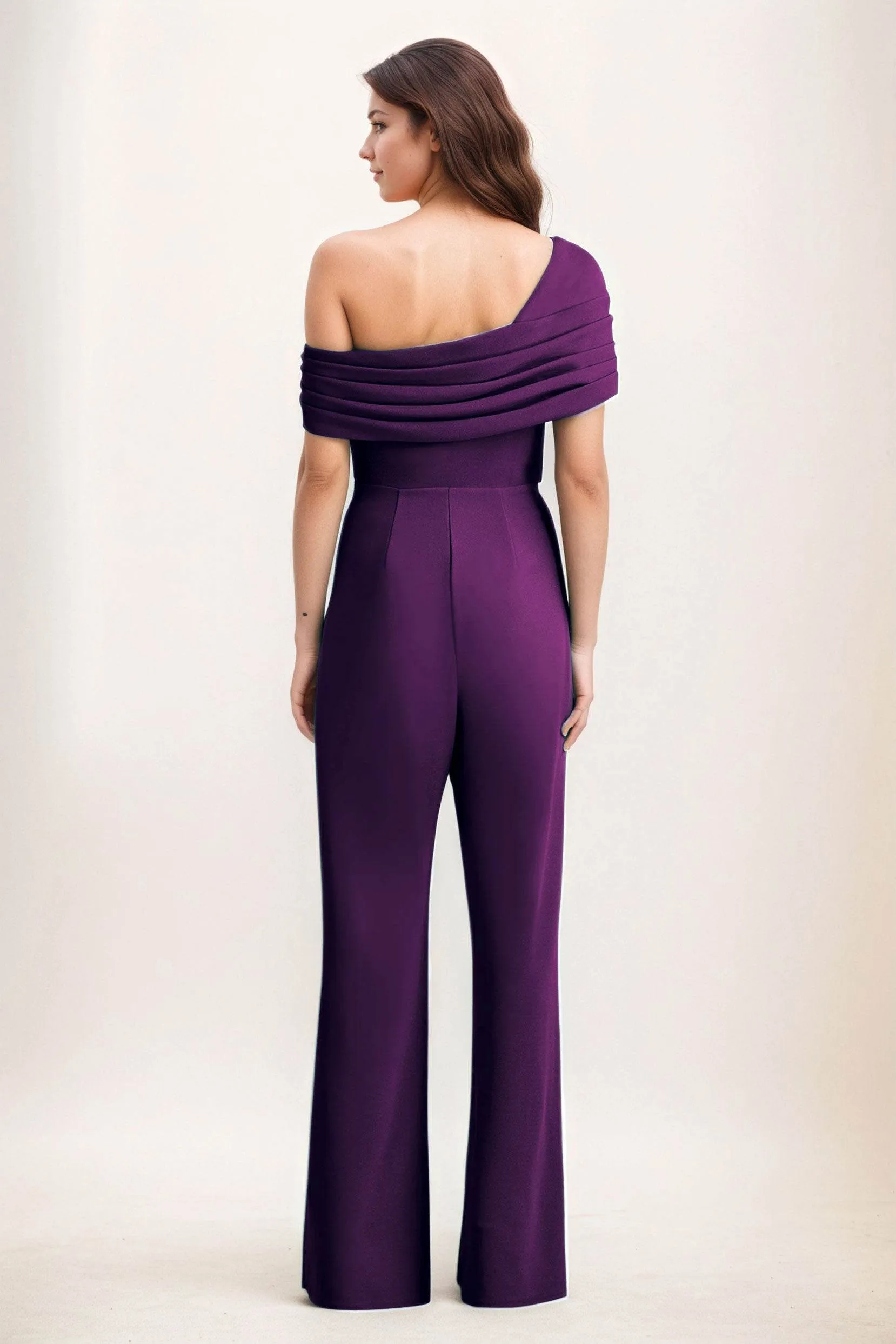 Jumpsuit Maxi Elastic Cloth Wedding Guest Dress CG0276 sold by Cocomelody product image thumbnail 2