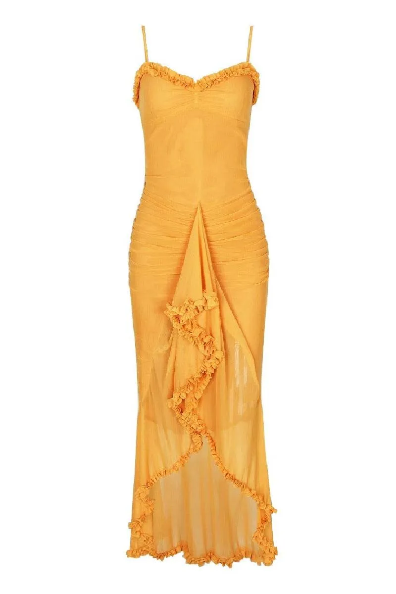 Trumpet-Mermaid High-Low Tulle Semi Formal Wedding guest dresses 833386514721 sold by Cocomelody product image thumbnail 2