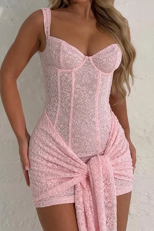 Sheath Mini Lace Cocktail Wedding Guest Dresses 904481144708 sold by Cocomelody
