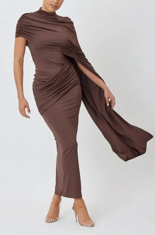 Asymmetry Mini Knitted Semi Formal Wedding Guest Dresses 8475537997982 sold by Cocomelody