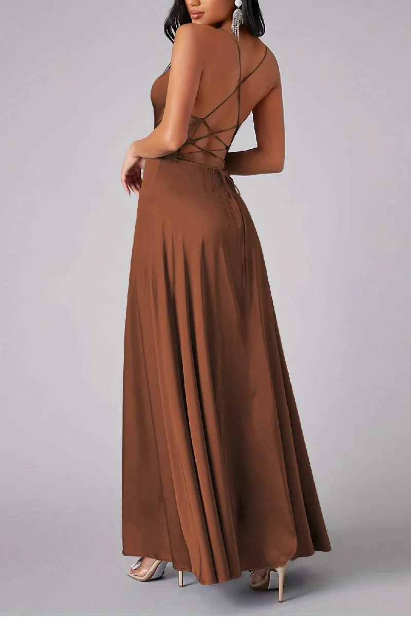 A-line Maxi Stretch Fromal Evening Dresses 865729646697 sold by Cocomelody product image thumbnail 2