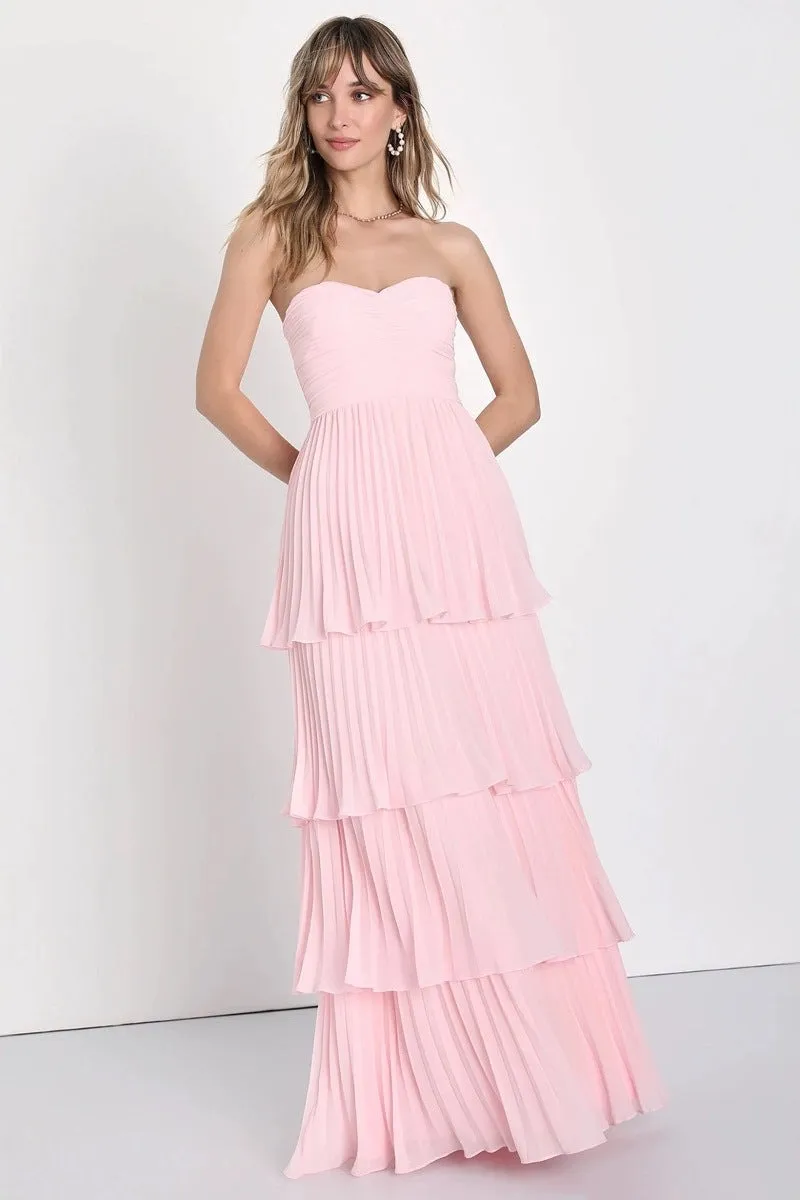 A-line Maxi Pleated Satin Fromal Evening Dresses 847845179738 sold by Cocomelody product image thumbnail 4