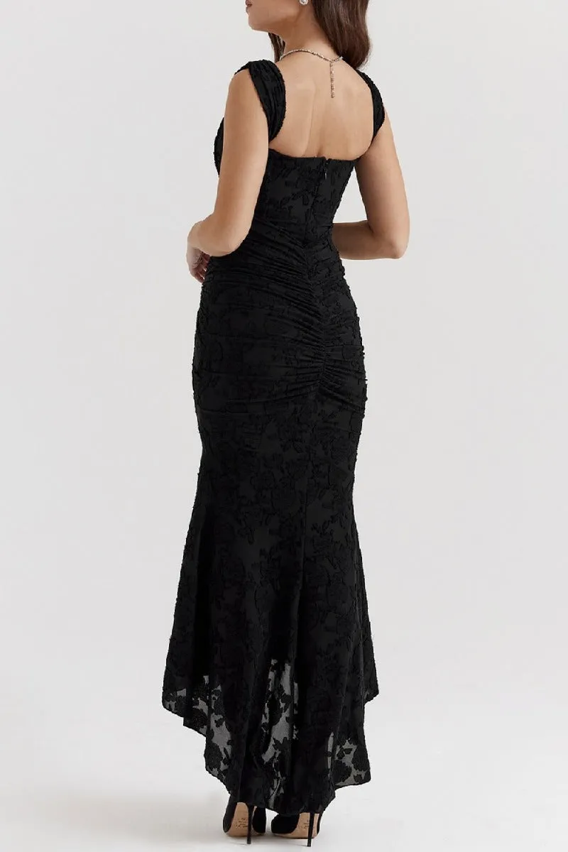 Mermaid High-Low Lace Fromal Evening Dresses 850775323930 sold by Cocomelody product image thumbnail 2