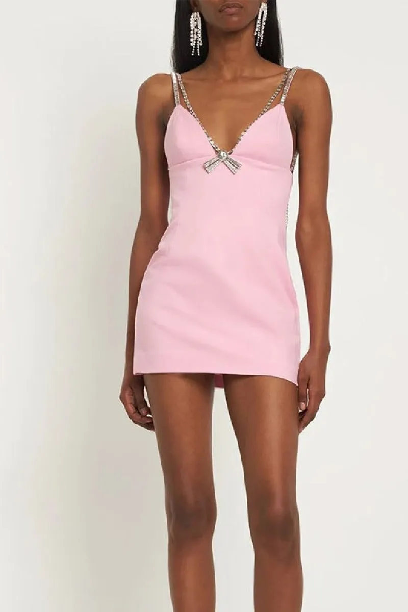 Sheath-Column Mini Polyester Cocktia Wedding Guest Dresses 726062584434 sold by Cocomelody product image thumbnail 2