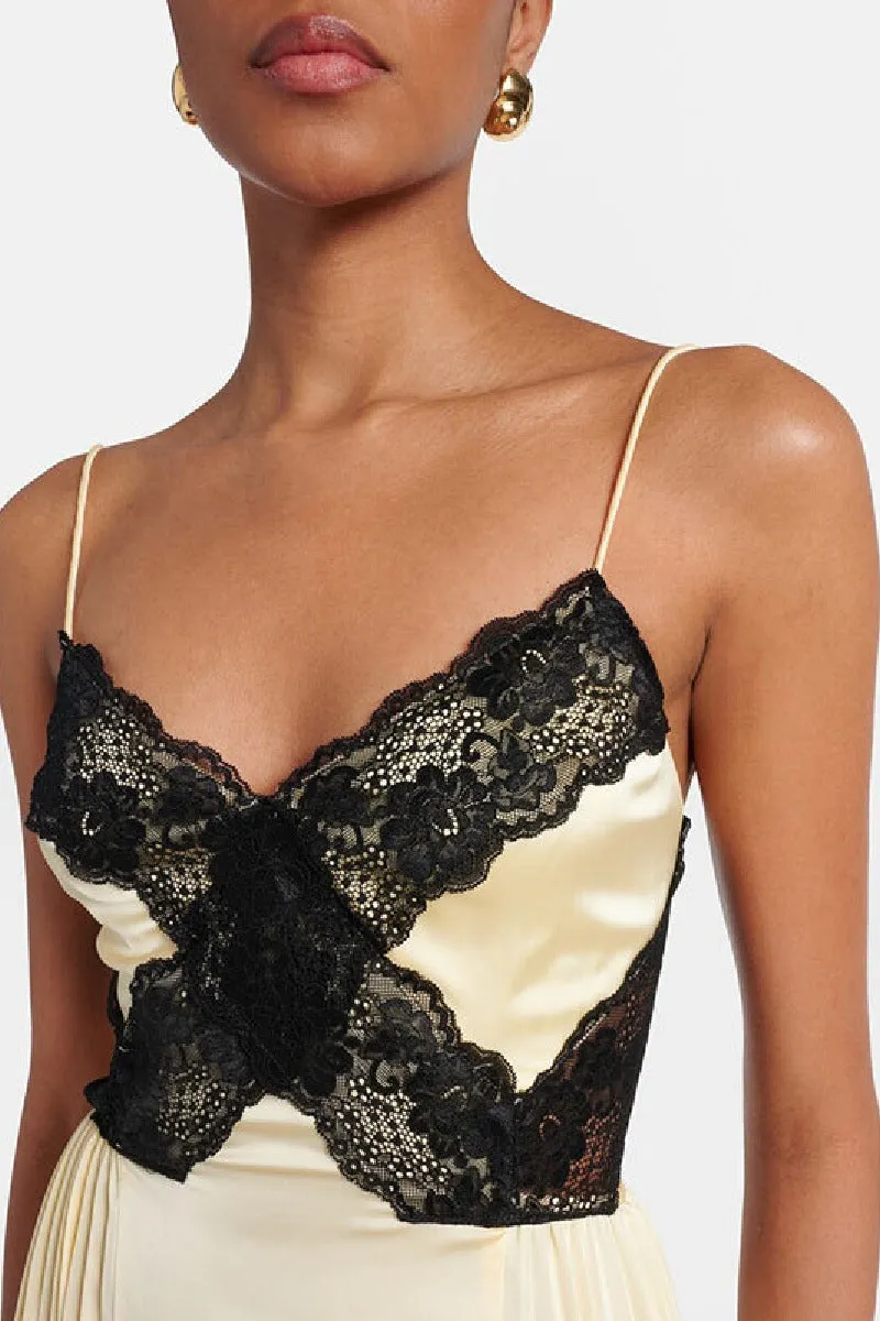 A-line Floor length Satin Fromal Evening Dresses 911216703410 sold by Cocomelody product image thumbnail 3