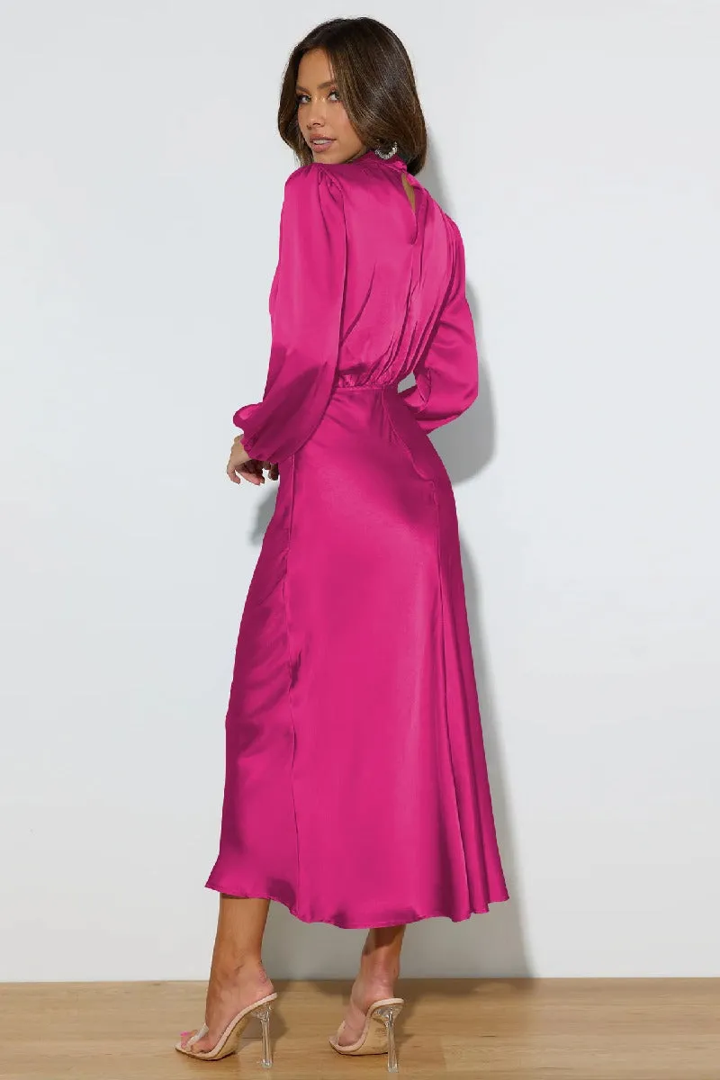 A-Line Midi Elastic Silk like Satin Formal Evening Dresses 719013207299 sold by Cocomelody product image thumbnail 2