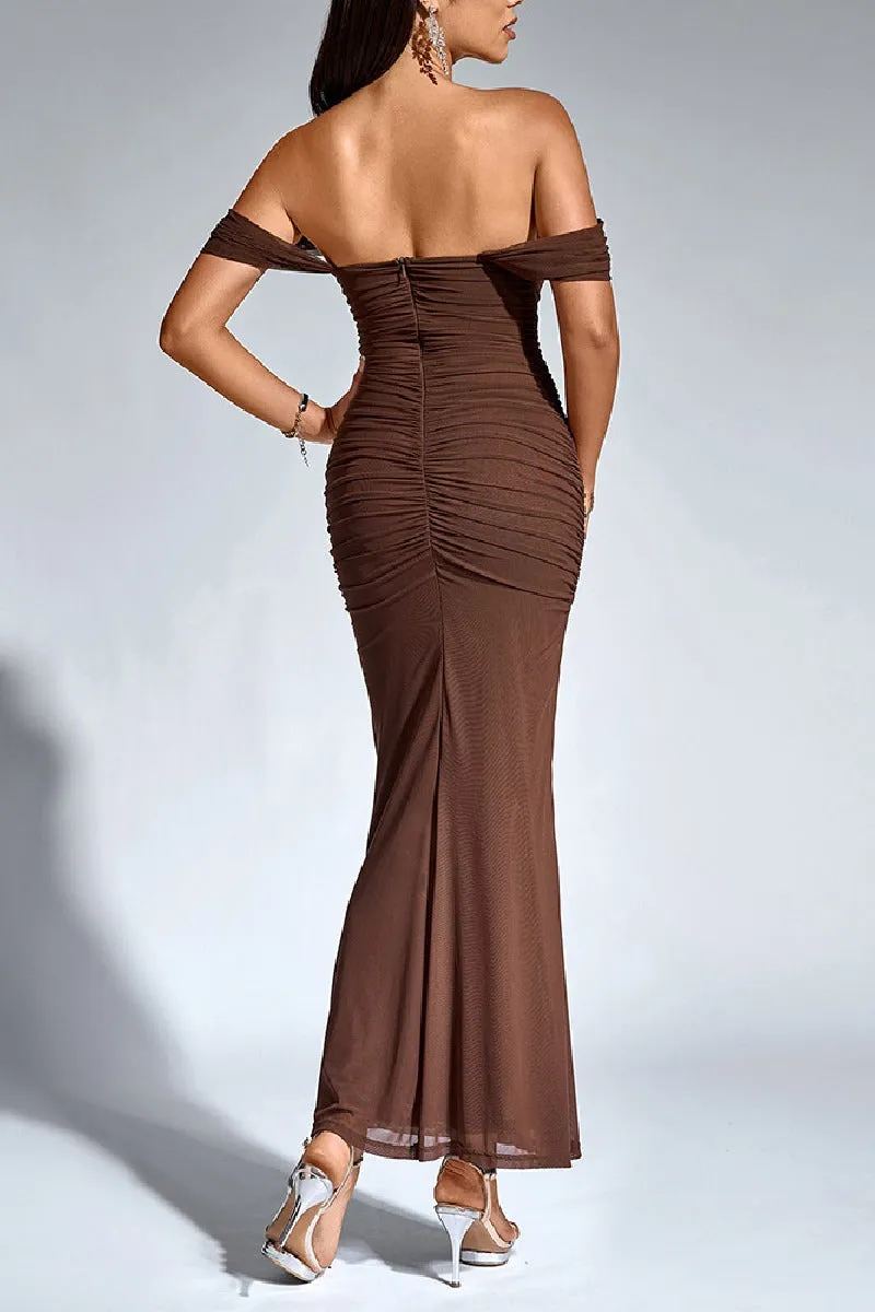Mermaid Off Shoulder Stretch Formal Evening Dresses 906991310377 sold by Cocomelody product image thumbnail 2
